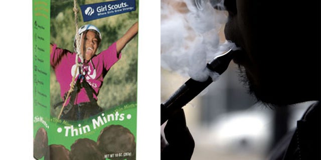 The Girl Scouts of the USA and Tootsie Roll Industries Inc. are among several companies that have sent cease-and-desist letters to makers of the liquid nicotine demanding they stop using the brands.