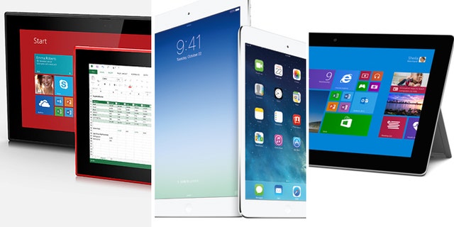 This week saw the introduction of new tablets from Nokia (left), Apple (center) and Microsoft (right), implying profound demand for the gizmos. But can we live by tablets only?