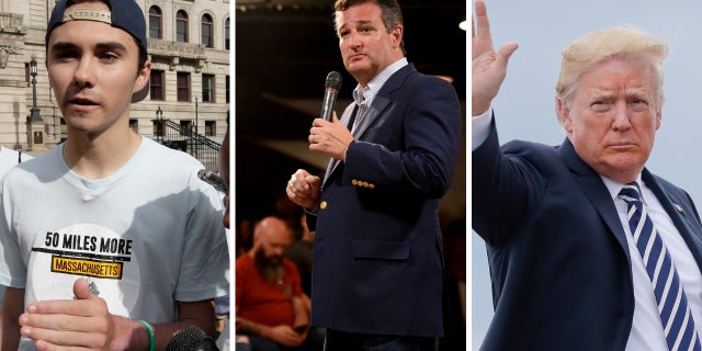 David Hogg and other activists raised money to purchase a mobile billboard that will feature President Trump’s tweets scathing tweets about Texas Sen. Ted Cruz.