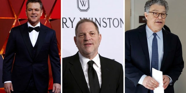 Matt Damon said Harvey Weinstein and Al Franken “do not belong in the same category” in regards to sexual misconduct allegations against them.