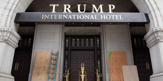 FILE 2016: The Trump International Hotel in D.C. is housed in the Old Post Office building down the street from the White House, has seen a burst of activity since opening its doors last fall.