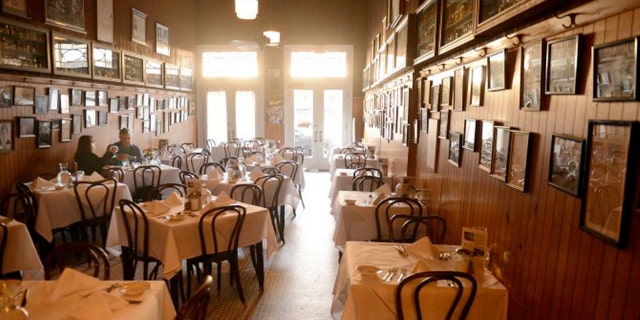Diners at Tujague's, a culinary landmark in New Orleans' French Quarter, say they were visited by Julian Eltinge, a cross-dressing ghost.