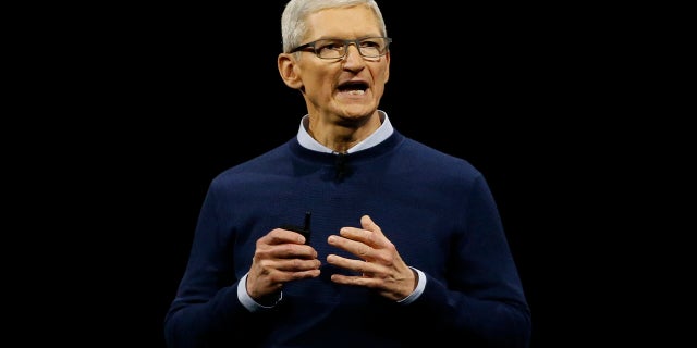 File photo: Tim Cook, CEO, speaks during Apple's annual world wide developer conference (WWDC) in San Jose, California, U.S. June 5, 2017. (REUTERS/Stephen Lam)