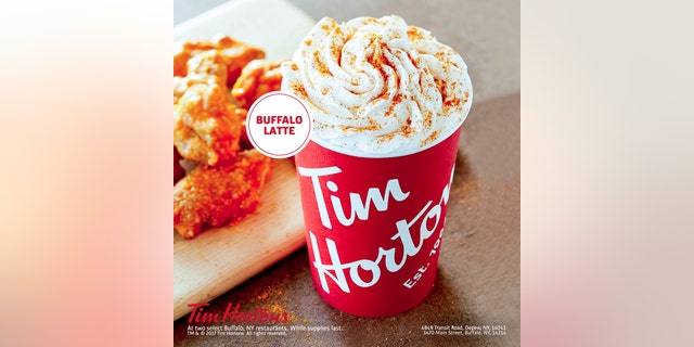 Tim Hortons releases a spicy new Buffalo Latte for New York residents.