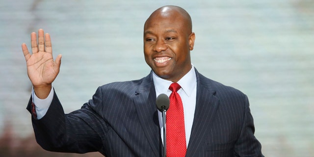 Sen. Tim Scott of South Carolina, the Senate’s lone black Republican, bluntly criticized President Trump for assigning blame that put white supremacist protesters on equal footing with counterdemonstrators in Charlottesville in August.