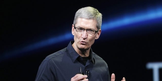 Tim Cook introducing the new iPad this past March.