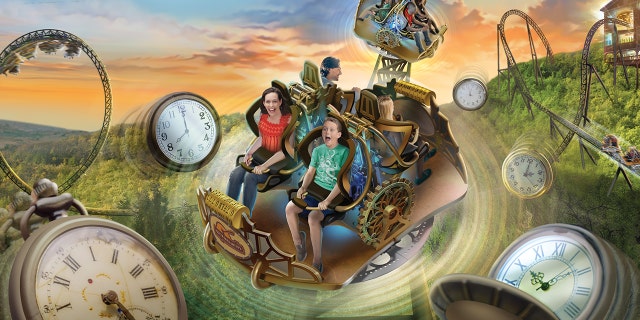 Missouri's new Time Traveler is set to be the world's steepest, fastest and tallest spinning coaster in the world.