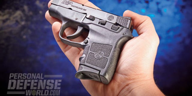 The .380 is easily concealed in a purse or ankle holster.