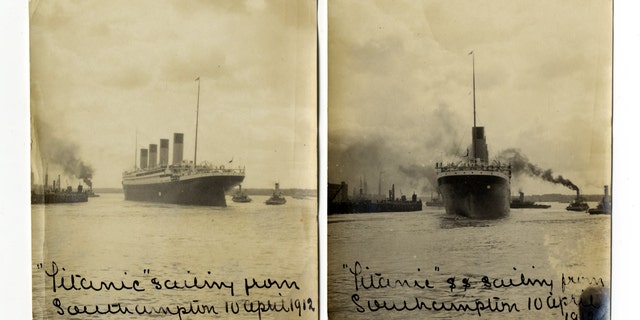 File photo: Titanic sailing from Southampton (Credit: Henry Aldridge & Son)