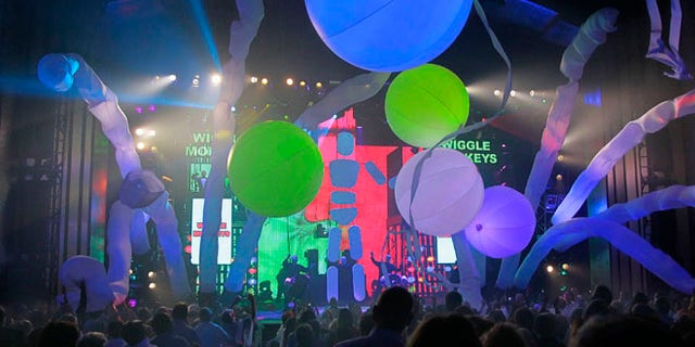 Blue Man Group show.