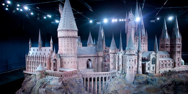 Hogwarts castle model.