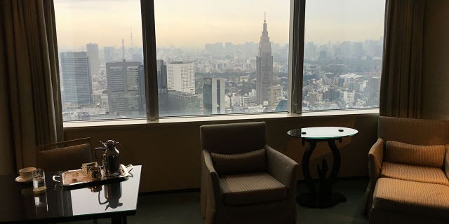The Park Hyatt Hotel, featured in the 2003 film "Lost in Translation," has become a popular spot for tourists.