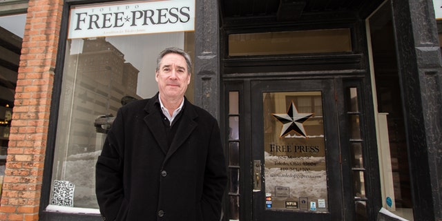 Thomas Pounds started the Toledo Free Press in 2005, one year after leaving the city's daily newspaper.