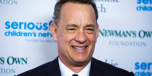 Actor Tom Hanks arrives for "An Evening of SeriousFun Celebrating the Legacy of Paul Newman" event in New York March 2, 2015.