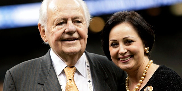 Tom Benson, pictured with wife Gayle in 2012, bought the Saints in 1985 -- when they were better known as the 'Aints.'