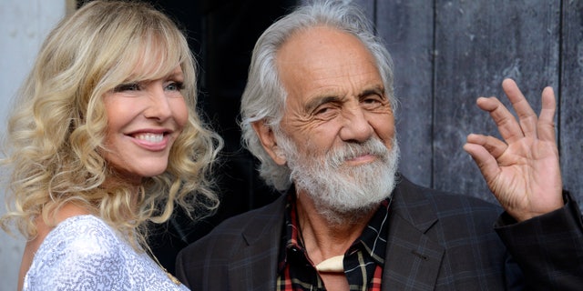 Comedian Tommy Chong, right, and his wife Shelby Chong attend Spike TV's Guys Choice awards in Los Angeles June 7, 2014.