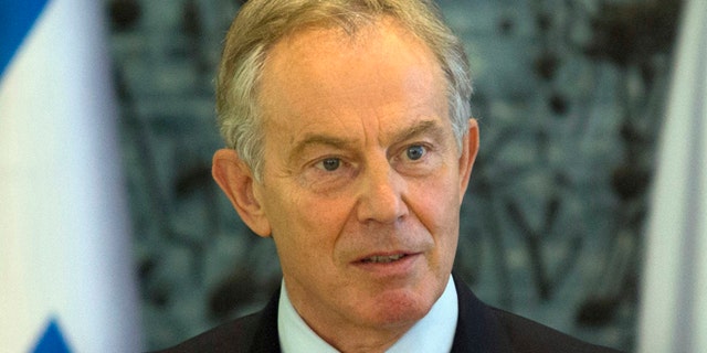 July 15, 2014: Former British Prime Minister and Mideast envoy Tony Blair.
