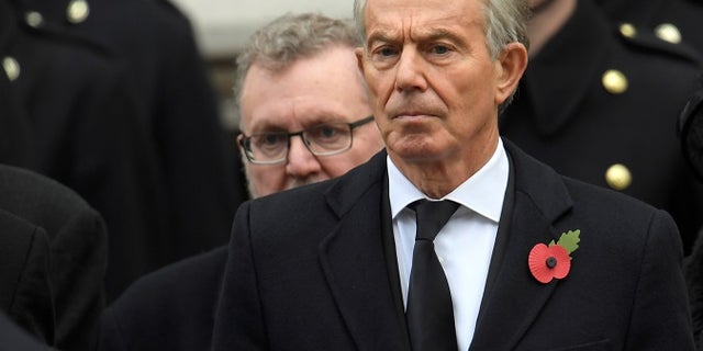 Emails between Clinton and Tony Blair, seen here, were released.