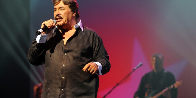 November 8, 2011. Tony Orlando singing at the Welk Resort Theater in Branson, Missouri.