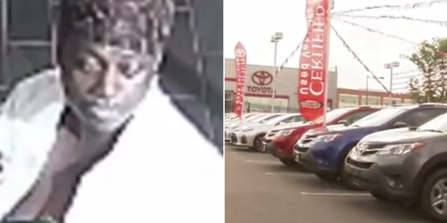Philadelphia police are looking for this woman, whom they say stole a car off a dealership lot.