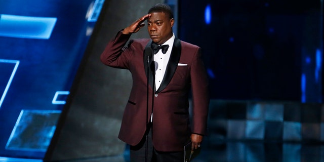 September 20, 2015. Tracy Morgan presents the Outstanding Drama Series award during the 67th Primetime Emmy Awards in Los Angeles, California.
