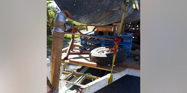 The driver was fined the equivalent of about $1,500, which could buy a pretty decent and road legal trailer.