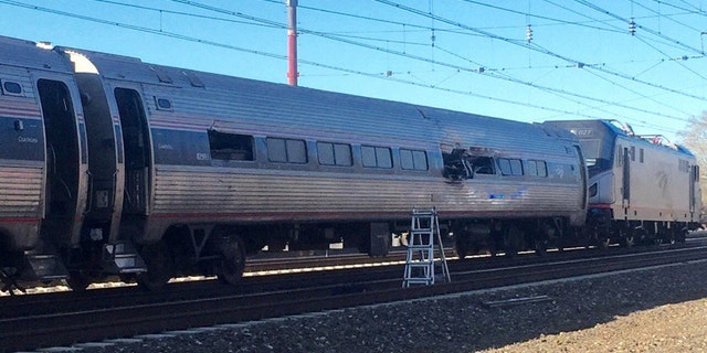 An Amtrak train derailed in Chester, Pa.