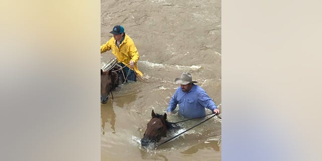 Chance Ward, right, with his son, Rowdy.