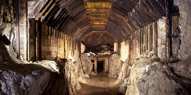 FILE 2012: Part of a subterranean system built by Nazi Germany in what is today Gluszyca-Osowka, Poland.