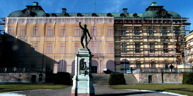 The home of the Swedish Royal family, The Drottningholm Royal palace just outside Stockholm, underwent a facade restoration in 1999 (pictured). Today, a member of the royal family says a friendly ghost roams the halls.