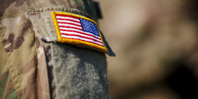 USA flag and US Army