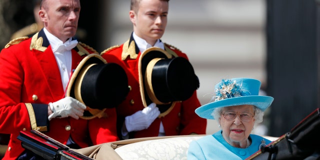The Queen celebrated her birthday celebration with a solo carriage ride through the Palace square.