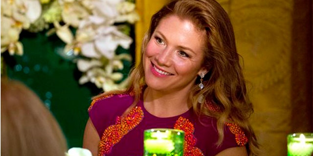 In this March 10, 2016, file photo, Sophie Gregoire Trudeau listens to President Barack Obama toast her husband, Canadian Prime Minister Justin Trudeau, during a State Dinner in the East Room of the White House in Washington.