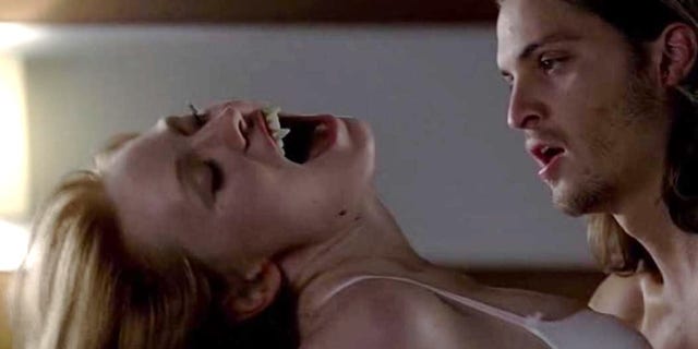 Luke Grimes and Deborah Ann Woll on "True Blood."