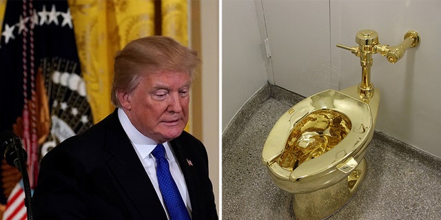 The Guggenheim offered the White House to display "America," a 18-karat, gold toilet that has been touted as anti-Trump art.