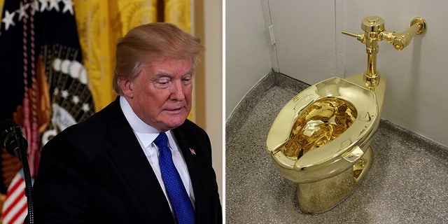 The Guggenheim offered the White House to display "America," a 18-karat, gold toilet that has been touted as anti-Trump art.