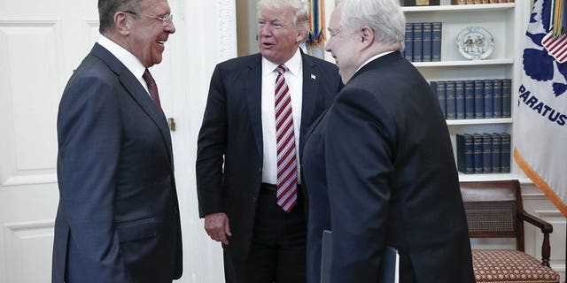 Trump Lavrov Kislyak