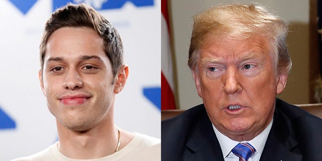Pete Davidson recalls working with Trump on "SNL" and auditioning to play him on the series in 2015.