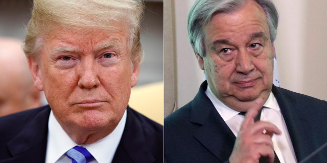 President Trump will meet with United Nations Secretary General Antonio Guterres later this week.