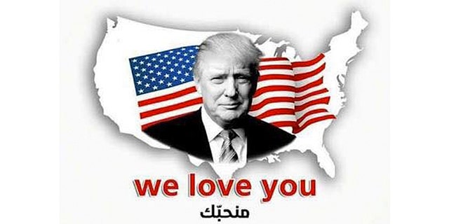 Supporters of the Syrian opposition are circulating pro-Trump memes in a bid to whip up support for U.S. action.