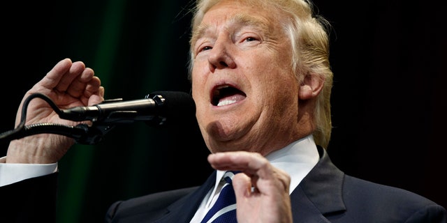 President-elect Donald Trump speaks during a rally at the Wisconsin State Fair Exposition Center, Tuesday, Dec. 13, 2016, in West Allis, Wis.