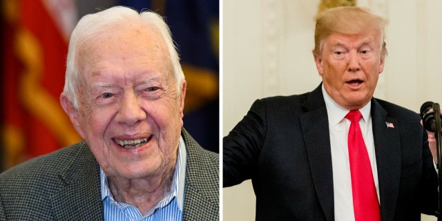 Jimmy Carter criticized President Trump in a recent interview, saying he thought the commander in chief was a “disaster in human rights and taking care of people and treating people equal.”