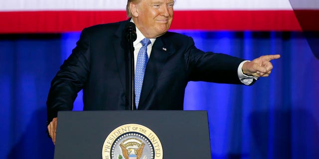 President Donald Trump speaks in Indianapolis, Wednesday, Sept. 27, 2017. Trump is calling the current tax system a "relic" and a "colossal barrier" that's standing in the way of the nation's economic comeback. He says that his tax proposal will help middle-class families save money and will eliminate loopholes that benefit the wealthy.