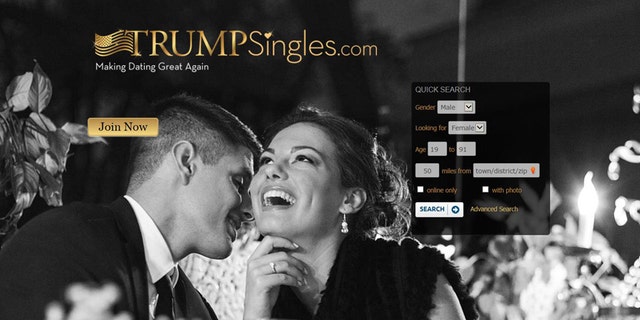(Screenshot from www.trumpsingles.com)
