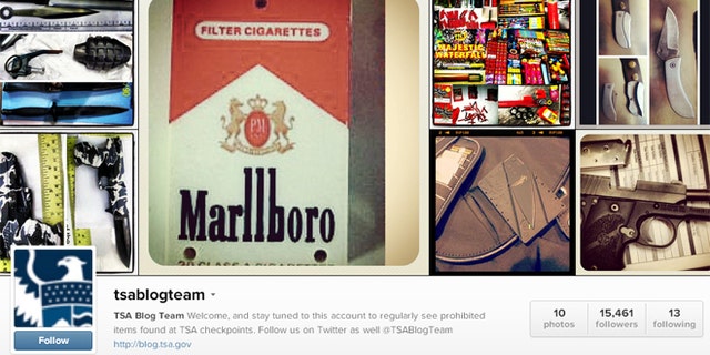 The TSA started an Instagram account where they post pictures of prohibited items people bring to the airport.