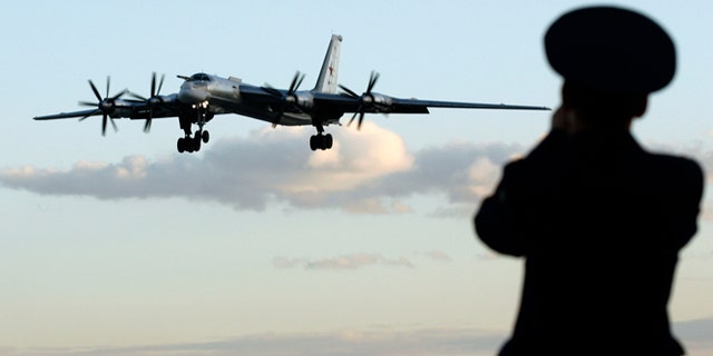 Russian TU-95 "Bear" bomber.