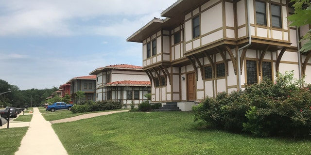 Guest houses, often frequented by Turkish dignitaries and officials, on the grounds of the Ottoman-style, $110 million Islamic complex in Maryland.
