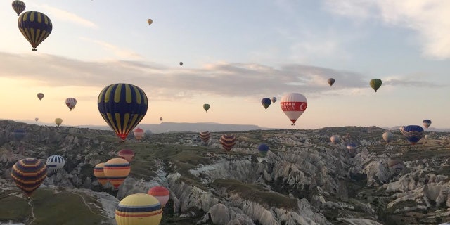 Waking up at the crack of dawn is exhausting, but worth it for views of the Cappadocia region like this.