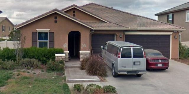The Turpin home in Perris, Calif.