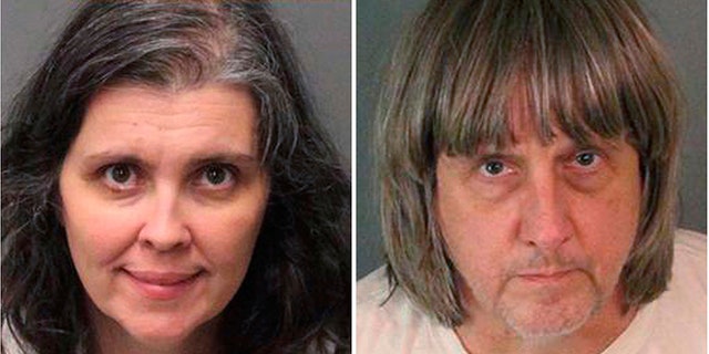 Louise Anna Turpin, left, and David Allen Turpin were being held on suspicion of torture and child endangerment.
